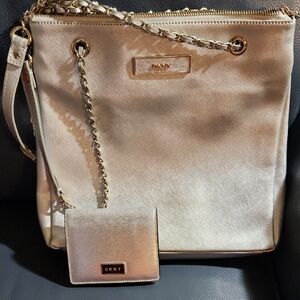 DKNY Gold Women's Bag Set